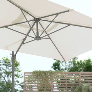 SUMMER SET ร่มสนาม MUSKEN ขนาด 300x300x250 ซม. สีเบจ 