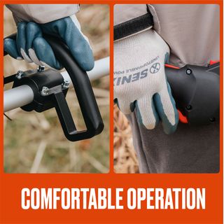 SENIX เครื่องตัดหญ้าก้านอ่อน 4 จังหวะ 2.25 แรงม้า รุ่น GTBCU4QL-H-EU สีน้ำเงิน - ดำ