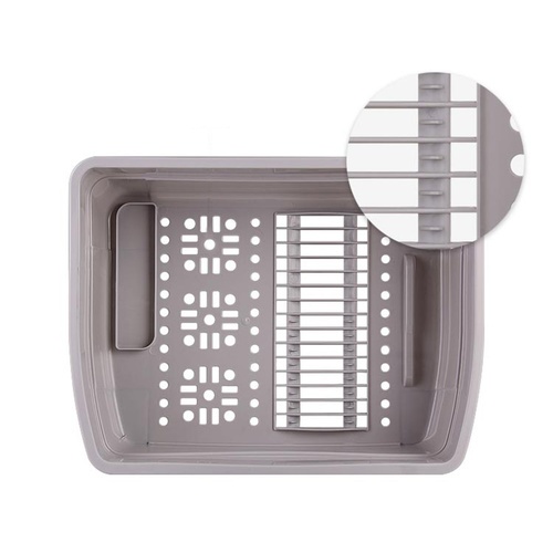 GOME ที่คว่ำจาน 39x53x40 ซม. MILLIE สีเทา