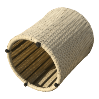 (1/2)SUMMER SETโต๊ะ outdoor อลูมิเนียม Kood ขนาด 45x45x45 ซม. สีเบจ