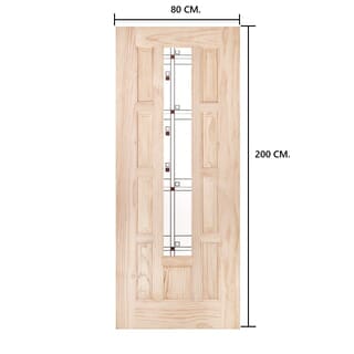ประตู+กระจก S.Price 01 สนNz 80x200