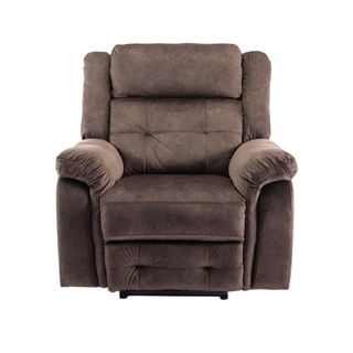 PULITO เก้าอี้พักผ่อนผ้าปรับระดับไฟฟ้า 1 ที่นั่ง รุ่น LINCOLN ขนาด 99x96x101.5 ซม. สีน้ำตาล 