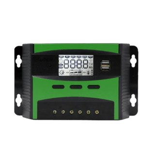 SUOER อุปกรณ์ควบคุมการชาร์จแผงโซลาร์ จอแสดงผล รุ่น ST-C1230 30A