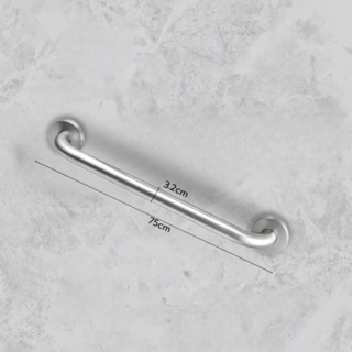 Verno ราวทรงตัวสแตนเลส 304 ขนาด 32 มม. ยาว 75 ซม. รุ่น VN-3275 สีแฮร์ไลน์