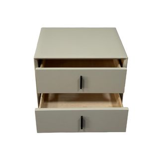 DELICATO ตู้ข้างเตียง รุ่น NOVA ขนาด 50x40x43 ซม. สีเทามิสต์เกรย์ 