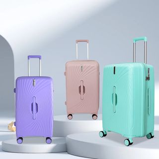 WETZLARS กระเป๋าเดินทาง ขนาด 24 นิ้ว  รุ่น Winter-01 ขนาด 26x42x65 ซม. สีฟ้าสกาย