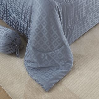 TRUFFLE ชุดเครื่องนอนพร้อมผ้านวม 6 ชิ้น รุ่น Kuro-02 ขนาด 6ฟุต สีน้ำเงิน