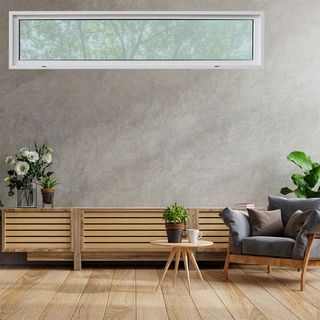 WINDOW ASIA (10 MAX) UPVC บานช่องแสง 180X40 ซม. สีขาว 