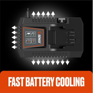 SENIX แท่นชาร์จเเบตเตอรี่ 20V(Max), 2Ah 2.5Ah 5.0Ah