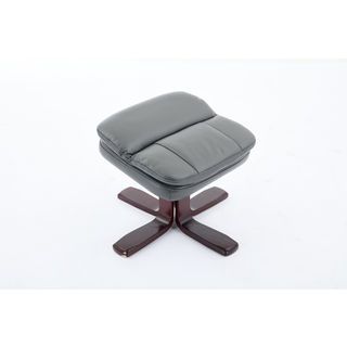 PULITO เก้าอี้พักผ่อนพร้อมที่วางขา รุ่น BAYLOR ขนาด 73x79-108x105.5 ซม. ที่วางขา  ขนาด 47x41x41 ซม  สีเทาเข้ม