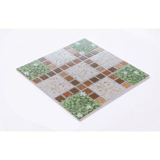 Marbella กระเบื้องเซรามิคปูพื้น 16x16 นิ้ว รุ่น สวนดอกไม้ ZYG36 Matt (12P)