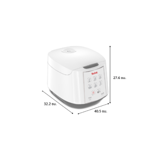 TEFAL หม้อหุงข้าวดิจิตอล 1.8 ลิตต์ RK732 สีขาว