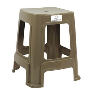 SUMMER SET เก้าอี้พลาสติก รุ่น นิวลุค FT-259/A ขนาด40x40x45 ซม.สีน้ำตาล