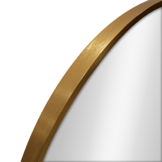 Nice กระจกมีกรอบอะลูมิเนียม รุ่น แอนนิก้า-โกลว ขนาด 50x160 ซม. สีทอง 