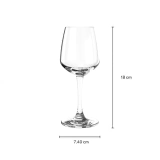 AILO แก้วไวน์ WINSTON  WHITE WINE, 240 มล. 2ใบ/แพ็ค