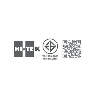 HI-TEK โคมพาเนล LED อีโค่ ทรงกลม 3นิ้ว 6W แบบฝังฝ้า รุ่นHFLEPR006D แสงขาว