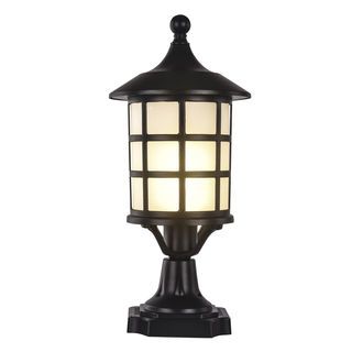 EILON โคมไฟหัวเสา 15.5x15.5x34 cm รุ่น MVP-2323S สีดำ 