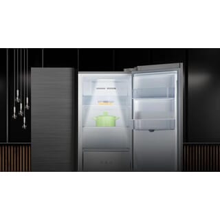 TCL ตู้เย็น Side by Side 17.8 คิว RT50MPSBG  สี Galaxy Gray