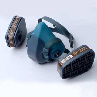 YAMADA หน้ากากกรองฝุ่นครึ่งหน้า แบบซิลิโคน ไส้กรองคู่ รุ่น 6001