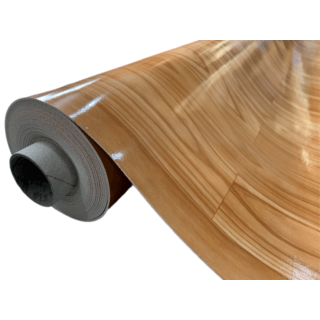 พรมวิทยาศาสตร์ รุ่นAM266/5A ขนาด1.8ม.x5ม. หนา1.2มม. ลายไม้ปาร์เก้น้ำตาล