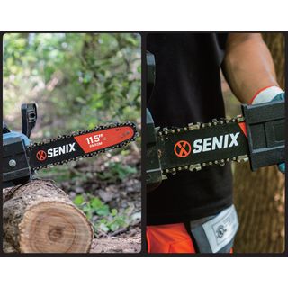 SENIX เลื่อยโซ่ไฟฟ้า 11.5นิ้ว 650W รุ่นCSE18-L-EU สีน้ำเงินดำ