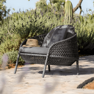 SUMMER SETเก้าอี้ outdoor อลูมิเนียม Jomthong  ขนาด 93x92x65 ซม. สีเทาอ่อน