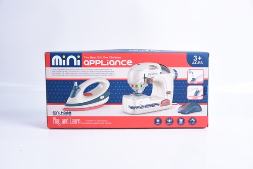 TOYS ของเล่นชุดจักรเย็บผ้าพร้อมตะกร้าอุปกรณ์#6714A ขนาด(42.3x9.7x19.8ซม.)