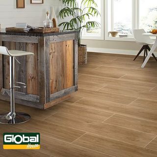 Marbella กระเบื้องเซรามิคปูพื้น 15x90 ซม. DGD915617 สีไม้วอลนัท Satin (8P) 1.08 ตร.ม./กล่อง