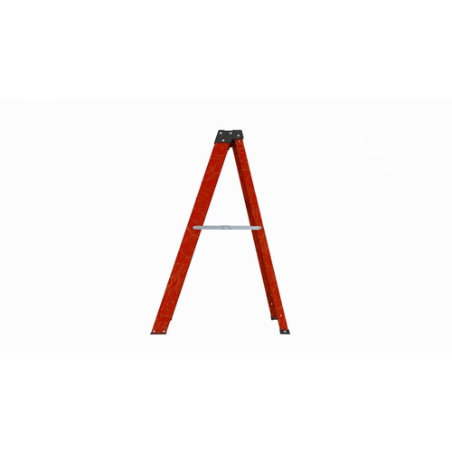 HUMMER บันไดไฟเบอร์กลาสแบบมีถาด 4 ขั้น รุ่น GB4204B-4C