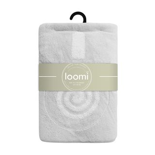 loomi ผ้าขนหนู 70x140 ซม. (27x55 นิ้ว)รุ่น TPDK-03 สีเทา