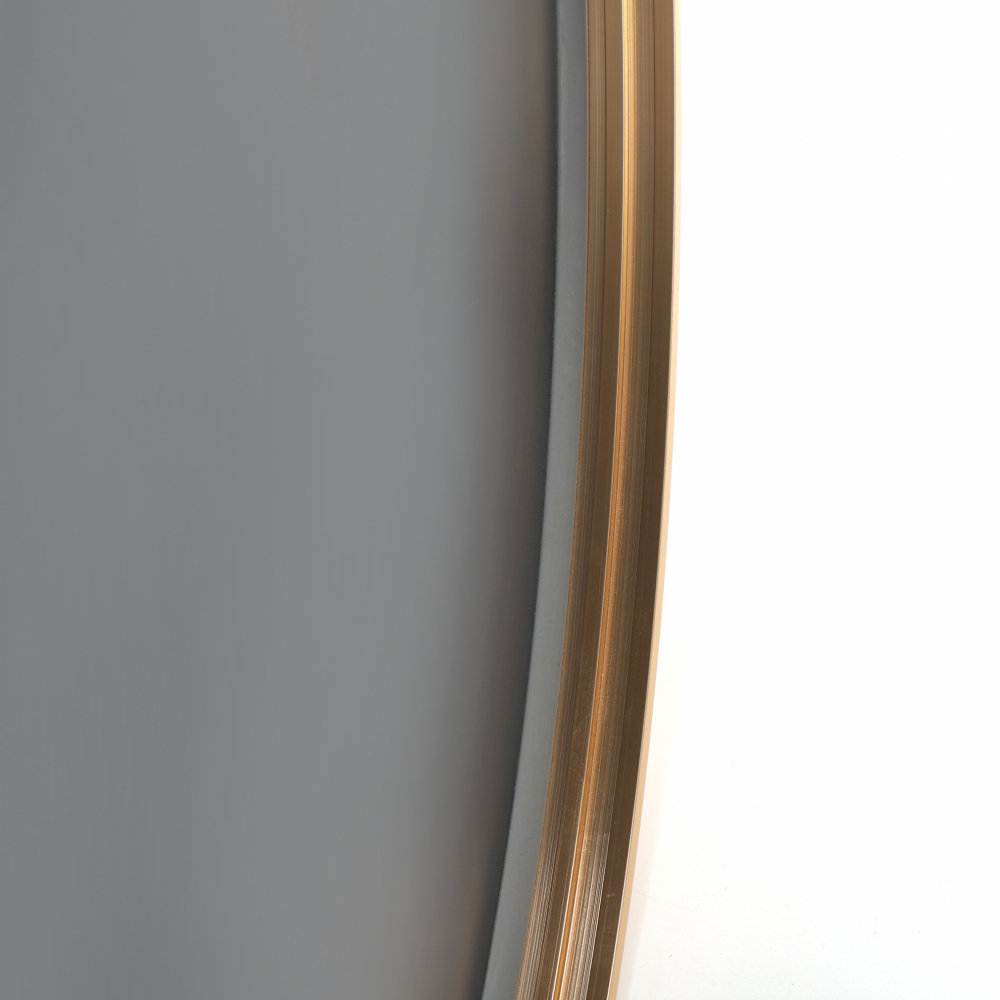 Nice ชุดกระจกอะลูมิเนียมทรงกลม 60X60 ซม. รุ่น แองเจล่า 02- โกลว สีทอง