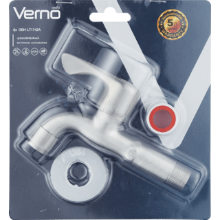 Verno ก๊อกล้างพื้นปากกรองสเตนเลส 304  รุ่น GBH-LT1742A ขนาด 13.8x3x8.4 ซม. สีสแตนเลส