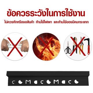 MAC คิ้วกระเบื้องPVC แบบเหลี่ยม ขนาด 10 มม. ยาว 2 เมตร รุ่นRZJ-DHL-10-B สีดำเคลือบเงา