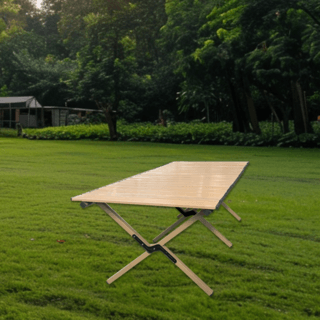 SUMMER SET โต๊ะพับ รุ่น Saint ขนาด 120X60X43CM สีไม้