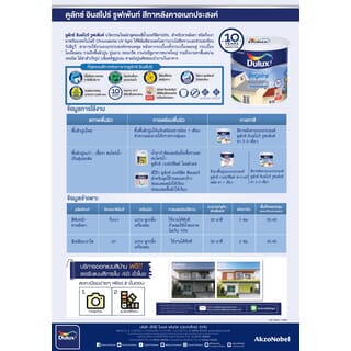 Dulux ดูลักซ์อินสไปร์ ทาหลังคา #R811 ขนาด 1 กล. สีแดงอิฐ