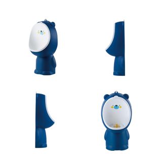 Primo Kids โถฝึกยืนฉี่หมี รุ่น Bear UN01B สีน้ำเงิน