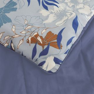 TRUFFLE ชุดเครื่องนอนพร้อมผ้านวม 6 ชิ้น รุ่น Riku-04 ขนาด 5ฟุต สีน้ำเงิน