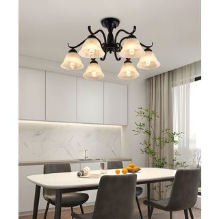 EILON ชุดโคมไฟแขวนเพดาน LED 36W สีดำ รุ่น ETYD-BCMD6653/6