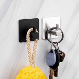 Iris ขอแขวนสแตนเลส 1 ขอ รุ่น HC01 ขนาด 4.5×4.5×4ซม. สีเงิน