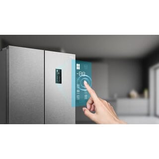 TCL ตู้เย็น Side by Side 17.8 คิว RT50MPSBG  สี Galaxy Gray