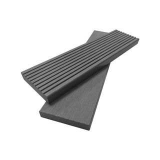 GREAT WOOD ไม้ตกแต่งขอบ WPC B12-51G ขนาด 12x51x2800มม. สีเทา