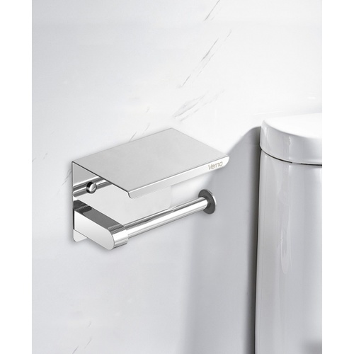 Verno ที่ใส่กระดาษชำระสแตนเลส304 รุ่น เวนิส-TH04 ขนาด 14x10x10 ซม. สีโครเมี่ยม