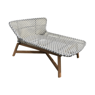 SUMMER SETเตียงริมสระ  MOOK ขนาด 159x106x80 ซม. สีเทาอ่อน