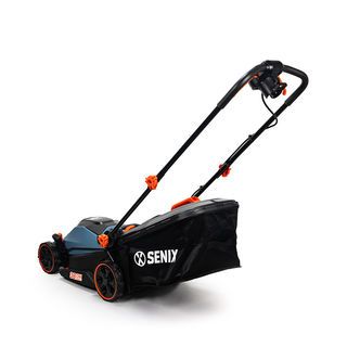 SENIX รถเข็นตัดหญ้าไฟฟ้า 380 มม. 1,600W (พ่วงสายไฟ 8 เมตร) รุ่น LPPE16-M1-EU สีน้ำเงิน - ดำ