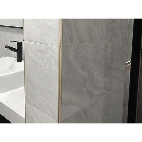 คิ้วอลูมิเนียมแบบโค้ง 10 มม. ยาว 2 เมตร. รุ่น NC- DAT008 Champagne MAC