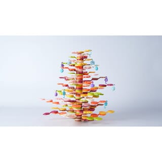 TOYS ของเล่นชุดตัวต่อต้นไม้152ชิ้น #952D ขนาด(24x17x15.5ซม.) 