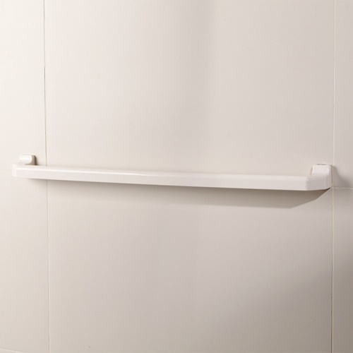 Primo ราวพาดผ้าพลาสติก รุ่น B013L-BE ขนาดยาว 60 ซม. สีขาว