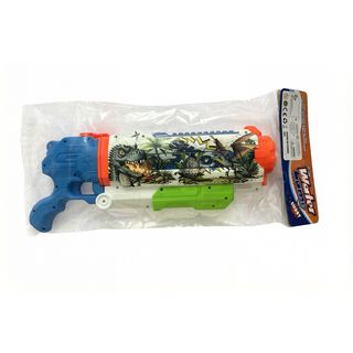 TOYS ของเล่นปืนฉีดน้ำแบบชักสกรีนลายไดโนเสาร์ รุ่น # 1069 ขนาด 45x18x6.7 ซม.