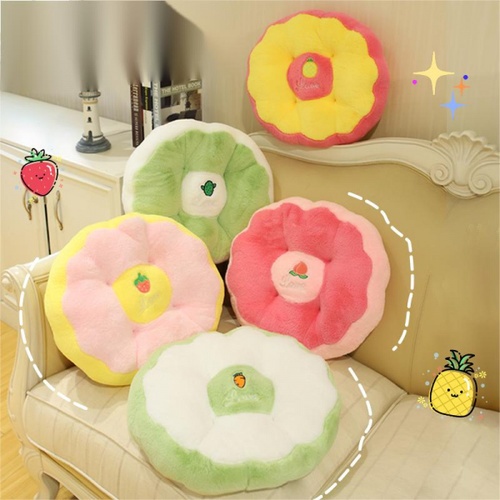 KOJI เบาะรองนั่งลายผลไม้น่ารัก N-663ขนาด40x40x10 ซม.คละแบบ