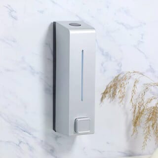 Primo ที่กดสบู่เหลว 1 ช่อง ความจุ 600 มล. รุ่น SD63-SL ขนาด 6x9x23.2ซม. สีเทา